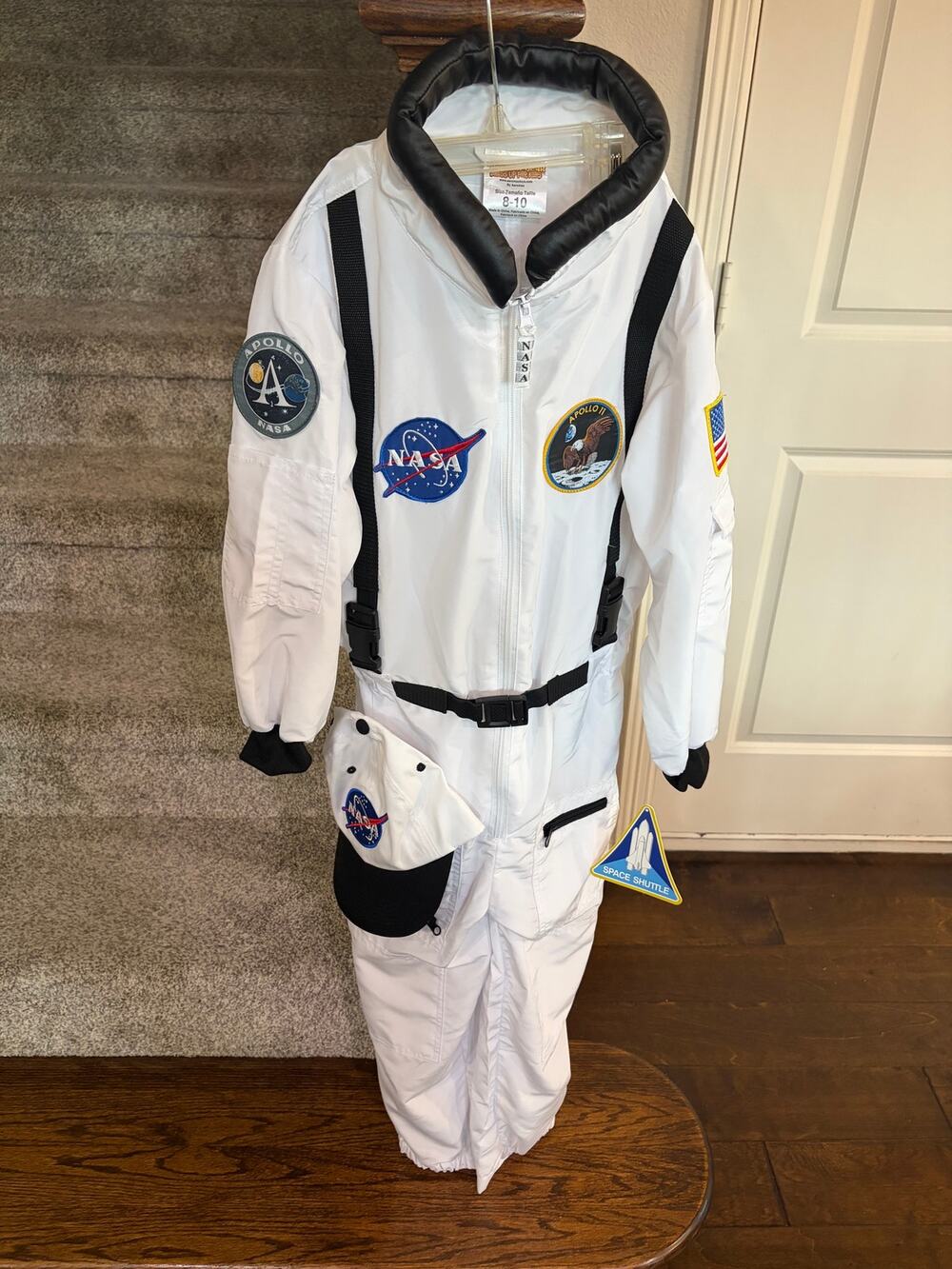 Kids White NASA Astronaut Costume - Space Explorer Suit